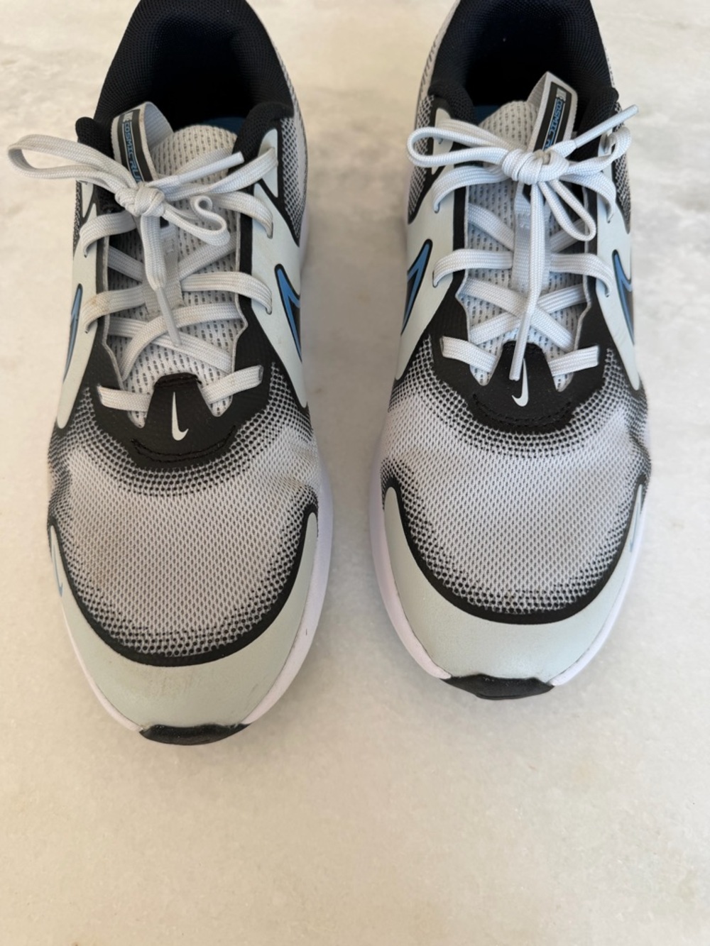 Nike Cosmic Runner Road Sneakers | 7Y | GS 'Pure Platinum Blue Beyond' Shoes - Picture 6 of 9